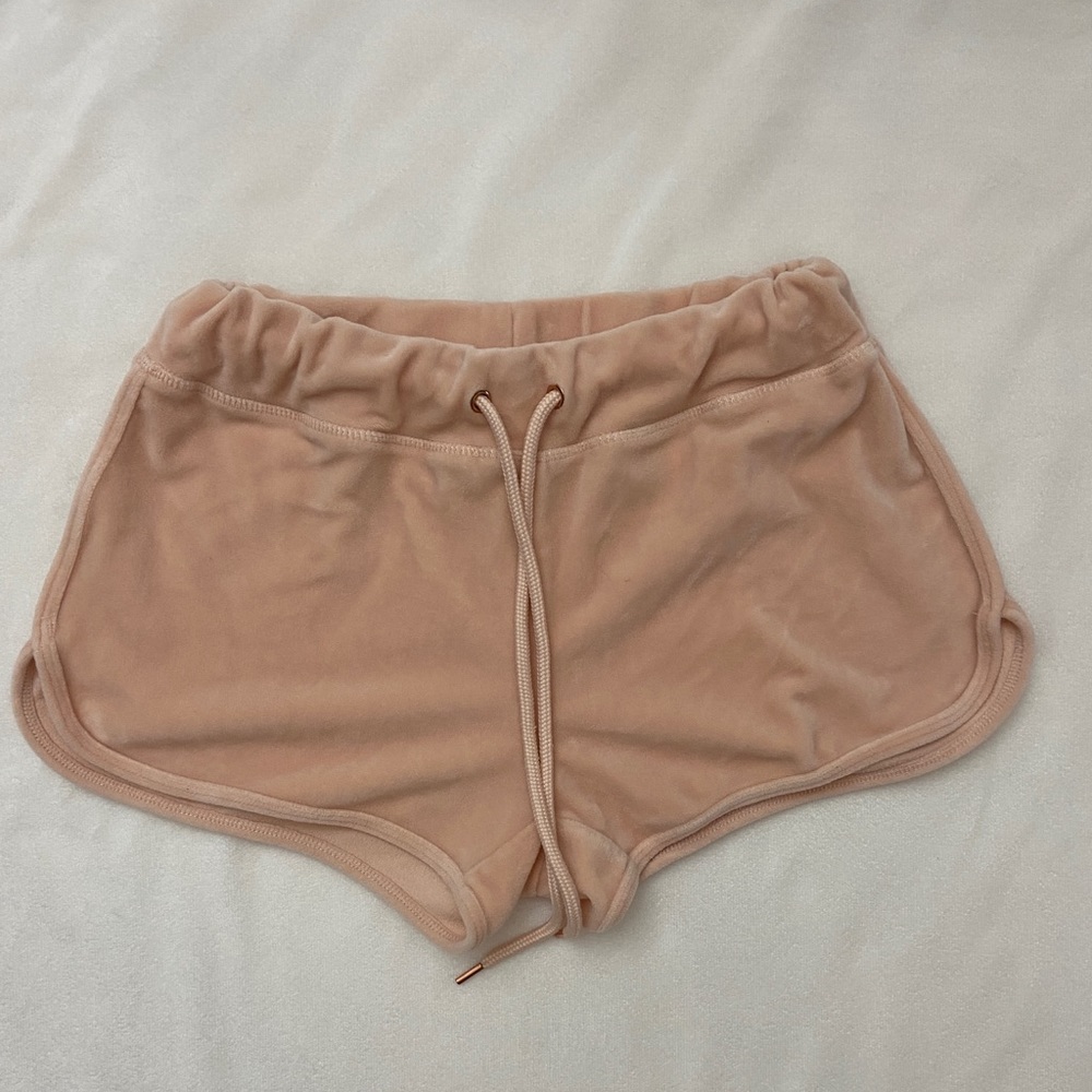 H&M velour shorts